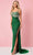 Rachel Allan 70358 - Scoop Beaded Evening Gown Special Occasion Dress 00 / Emerald/Silver/Gold