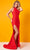 Rachel Allan 70360 - Scoop Beaded Evening Gown Special Occasion Dress 00 / Red