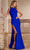Rachel Allan 70360 - Scoop Beaded Evening Gown Special Occasion Dress 00 / Royal