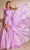 Rachel Allan 70366 - One Sleeve Ruched Bodice Prom Gown Special Occasion Dress 00 / Lilac
