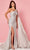 Rachel Allan 70384 - Embellished One-Sleeve Prom Gown Special Occasion Dress 00 / Platinum