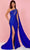Rachel Allan 70384 - Embellished One-Sleeve Prom Gown Special Occasion Dress 00 / Royal