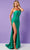 Rachel Allan 70391 - Asymmetrical Neckline Evening Gown Special Occasion Dress 00 / Jade