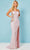 Rachel Allan 70395 - Side Cutout Evening Dress Special Occasion Dress 00 / Pink Multi