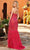 Rachel Allan 70398 - Floral Asymmetrical Prom Gown Special Occasion Dress