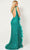 Rachel Allan 70402 - One-Shoulder Feathered Prom Gown Special Occasion Dress