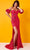 Rachel Allan 70406 - Sequined Allover High Slit Gown Special Occasion Dress 00 / Fuchsia