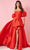 Rachel Allan 70416 - Sweetheart Corset Bodice Prom Gown Special Occasion Dress 00 / Red