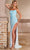 Rachel Allan 70432 - Sleeveless Embellished Prom Dress Special Occasion Dress 00 / White Powder Blue