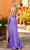 Rachel Allan 70436 - Satin Asymmetric Bare Back Gown Special Occasion Dress