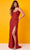 Rachel Allan 70443 - Sleeveless Lace-Up Back Prom Dress Special Occasion Dress 00 / Red