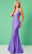 Rachel Allan 70448 - Sleeveless Plunging V-Neck Evening Dress Special Occasion Dress 00 / Lilac