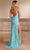 Rachel Allan 70450 - Floral Appliqued Bodycon Gown Special Occasion Dress