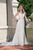 Rachel Allan Bridal - M622 Embroidered V-neck A-line Dress Special Occasion Dress 2 / Ivory/Ivory