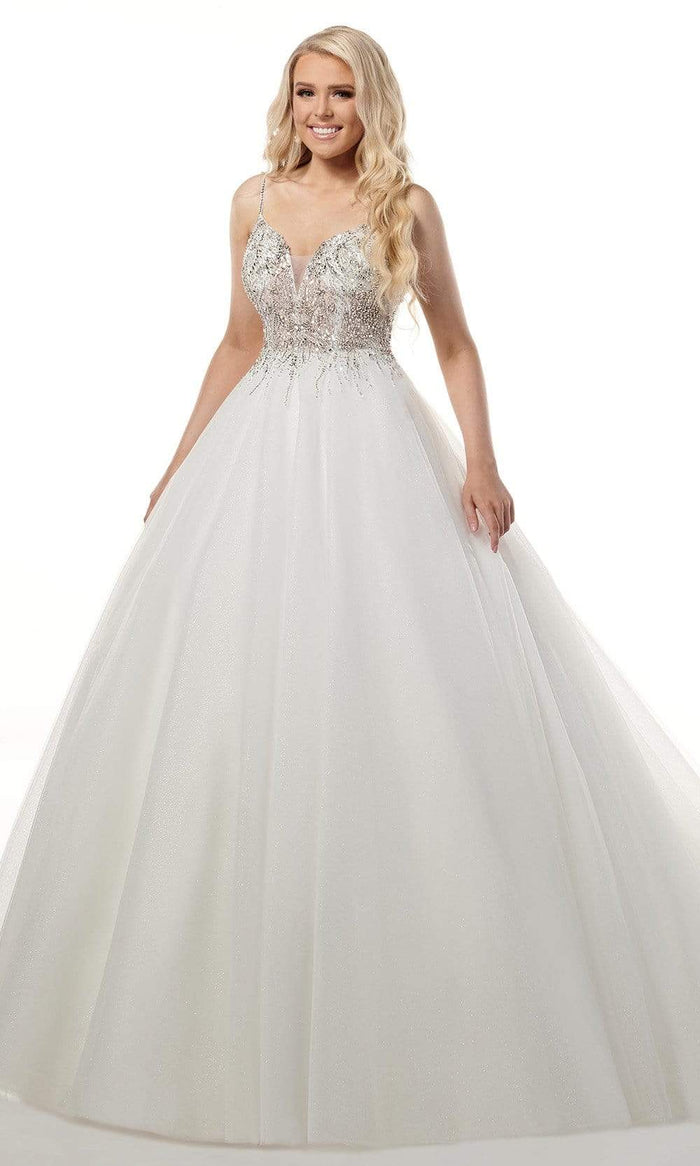 Rachel Allan - M780 Fully Beaded Bodice Tulle Ballgown Wedding Dress   Couture Candy