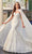 Rachel Allan - M781 Embroidered Lace Mermaid Wedding Gown With Cape Wedding Dresses 10 / White