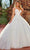 Rachel Allan M820 - Mikado Bodice Bridal Gown Special Occasion Dress 0 / White
