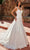 Rachel Allan M825 - Applique-Ornate Trumpet Bridal Gown Special Occasion Dress 0 / Ivory