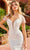 Rachel Allan M826 - Deep V-Neck Lace Bridal Gown Special Occasion Dress