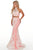 Rachel Allan Prom - 7003 Two Piece High Halter Trumpet Dress Prom Dresses 0 / White Coral