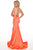 Rachel Allan Prom - 7042 Beaded V-Neck Jersey Trumpet Dress Prom Dresses