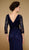 Rina di Montella - Pleated Surplice Bodice Chiffon Gown RD1813 - 1 pc Navy In Size 8 Available CCSALE 8 / Navy