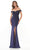 Rina di Montella RD2728 - Embroidered Mother of the Bride Gown Special Occasion Dress 6 / Navy