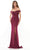 Rina di Montella RD2728 - Embroidered Mother of the Bride Gown Special Occasion Dress 6 / Wine