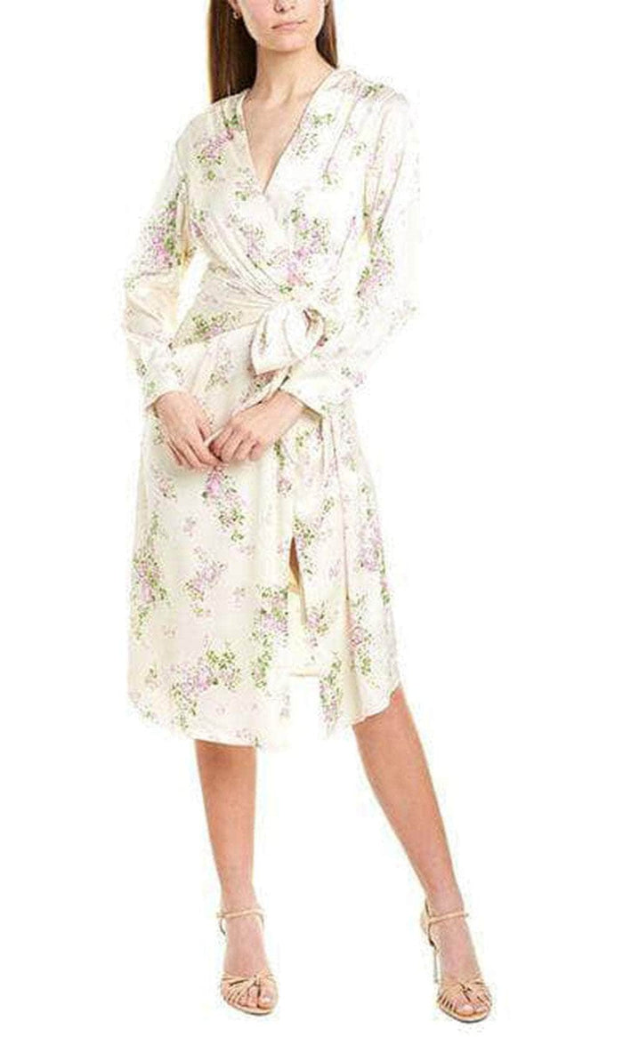 Sage Collective ST01W16 - Long Sleeve Printed Casual Dress Wedding Guest 2 / Fbm
