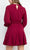 Sage Collective SU05D02 - Bishop Sleeve Twill Cocktail Dress Cocktail Dresses