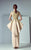 Saiid Kobeisy Peplum Panel Embroidered Gown 3156  - 1 pc Ivory In Size 4 Available CCSALE 4 / Ivory