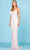 Scala - 47551 Full Sequins Fitted Evening Gown Special Occasion Dress 00 / Petal