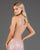 SCALA -  48782 Fitted String Strapped Sequin Cocktail Dress - 1 pc Pebble in Size 2 Available CCSALE