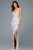 Scala - 48932 Sequin Ornate Sheath Gown Special Occasion Dress 0 / Ice Pink/Silver