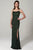 SCALA - 60100 Scoop Neck Column Dress Evening Dresses