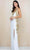 SCALA 60225 - Sleeveless Sequined Long Dress Special Occasion DressSCALA 60225 - Sleeveless Sequined Long Dress In White