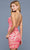 SCALA - 60240 Beaded Deep Neckline Short Dress Cocktail Dresses