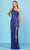 SCALA - 60285 One Shoulder Sequin Gown Prom Dresses 00 / Grape