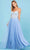 SCALA - 60293 Beaded Sweetheart A-Line Gown Special Occasion Dress 00 / Dolphin
