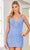 SCALA 60314 - Sleeveless Sequin Cocktail Dress Special Occasion Dress 000 / Periwinkle