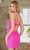 SCALA 60326 - Deep V-Neck Cocktail Dress Special Occasion Dress