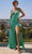 SCALA 60367 - Plunging V-Neck Sleeveless Evening Gown Special Occasion Dress