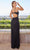 SCALA 60389 - Plunging V-Neck Sleeveless Evening Gown Special Occasion Dress