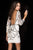 SCALA - Bateau Beaded Patterned Mini Dress 48750 CCSALE
