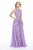 Shail K - Sequined Halter Tulle A-line Dress 12205 - 1 Pc Lavender in Size 6 Available CCSALE 6 / Lavender