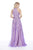 Shail K - Sequined Halter Tulle A-line Dress 12205 - 1 Pc Lavender in Size 6 Available CCSALE