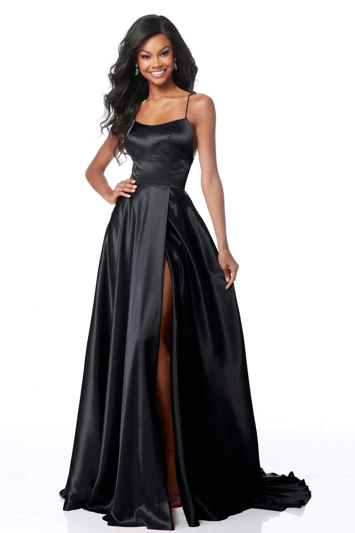 Sherri Hill - 51631 Sexy Lace-Up Back A-Line Long Evening Dress 00 / Emerald - Shop Sherri Hill Dresses On Couture Candy at CoutureCandy.com Sherri Hill - 51631 Sexy Lace-Up Back A-Line Long Evening Dress 00 / Emerald - Shop Sherri Hill Dresses On Couture Candy at CoutureCandy.com