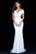 Sherri Hill - 51657 Plunging Off The Shoulder Lace Beaded Dress Evening Dresses 00 / Ivory