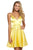 Sherri Hill - 52253 Sleeveless V-Neck Satin Short Dress Special Occasion Dress