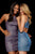 Sherri Hill - 52357 Glitter Fabric Halter Neck Short Fitted Dress Special Occasion Dress